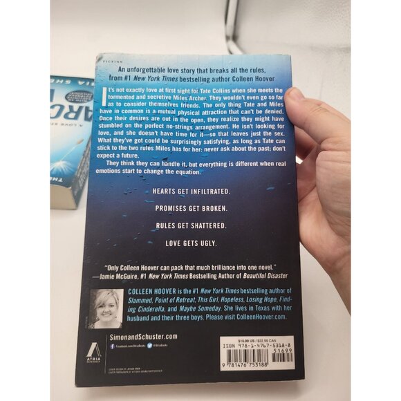Colleen Hoover Mia Sheridan Lot of 2 Books UGLY LOVE & ARCHER'S VOICE Paperback - Picture 6 of 8